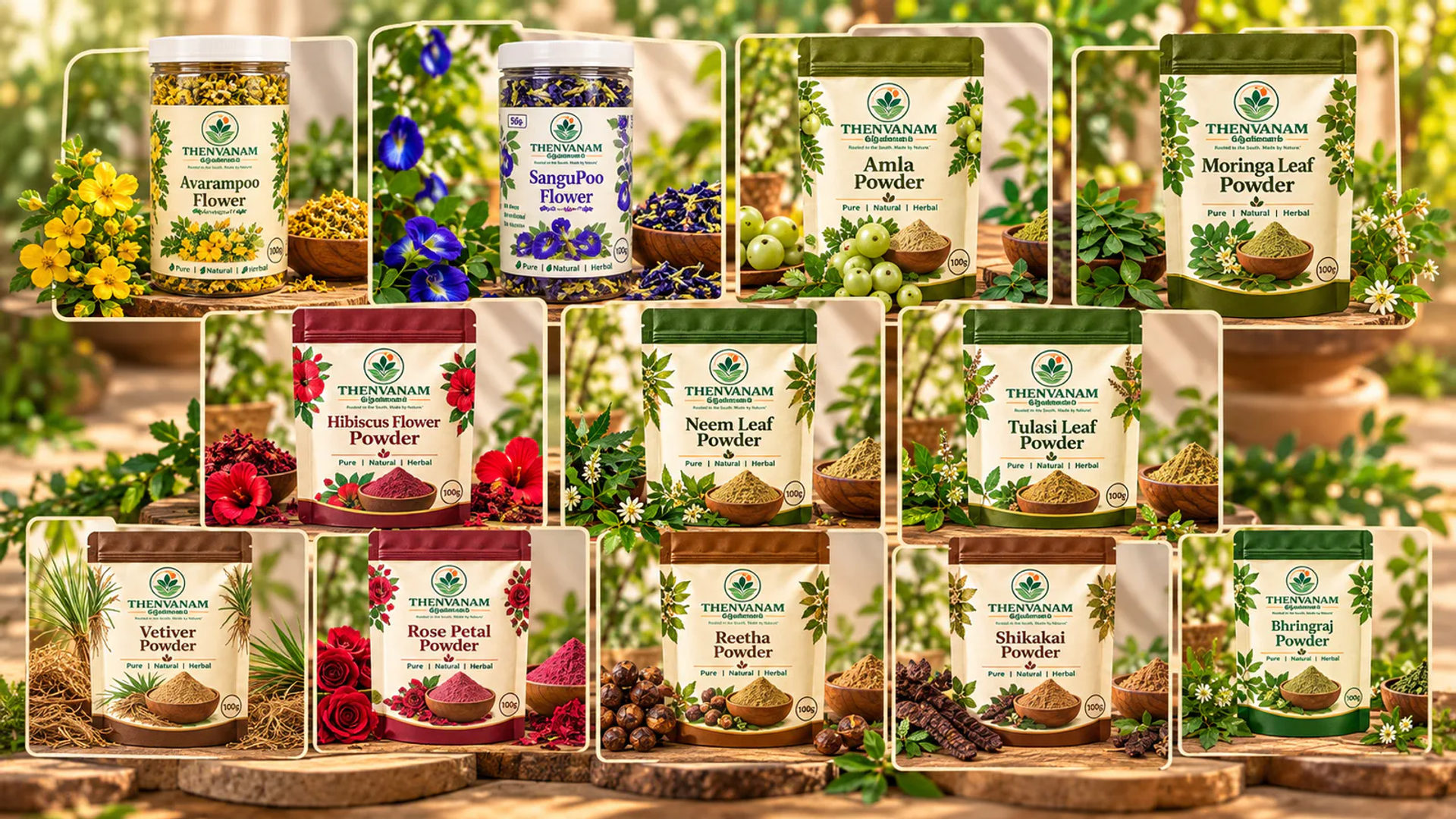 Single ingredient powders, sold separately