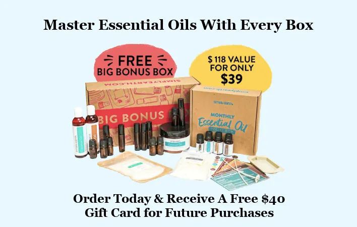 Subscribe to SimplyEarth and master Essential Oils with every box