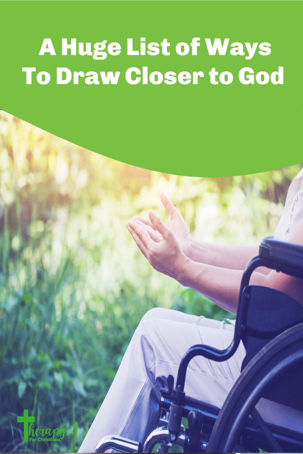 Draw closer to God pin