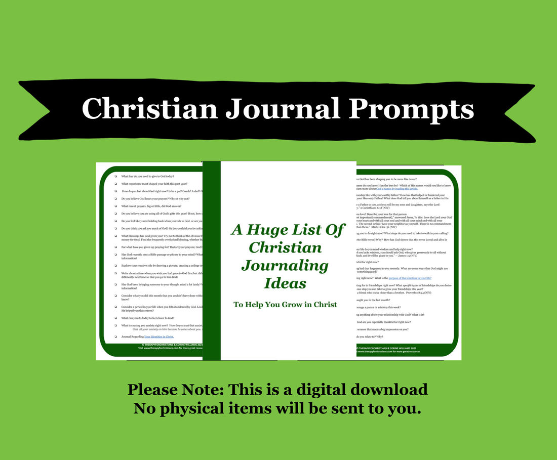 Christian Journal Prompts Printable 