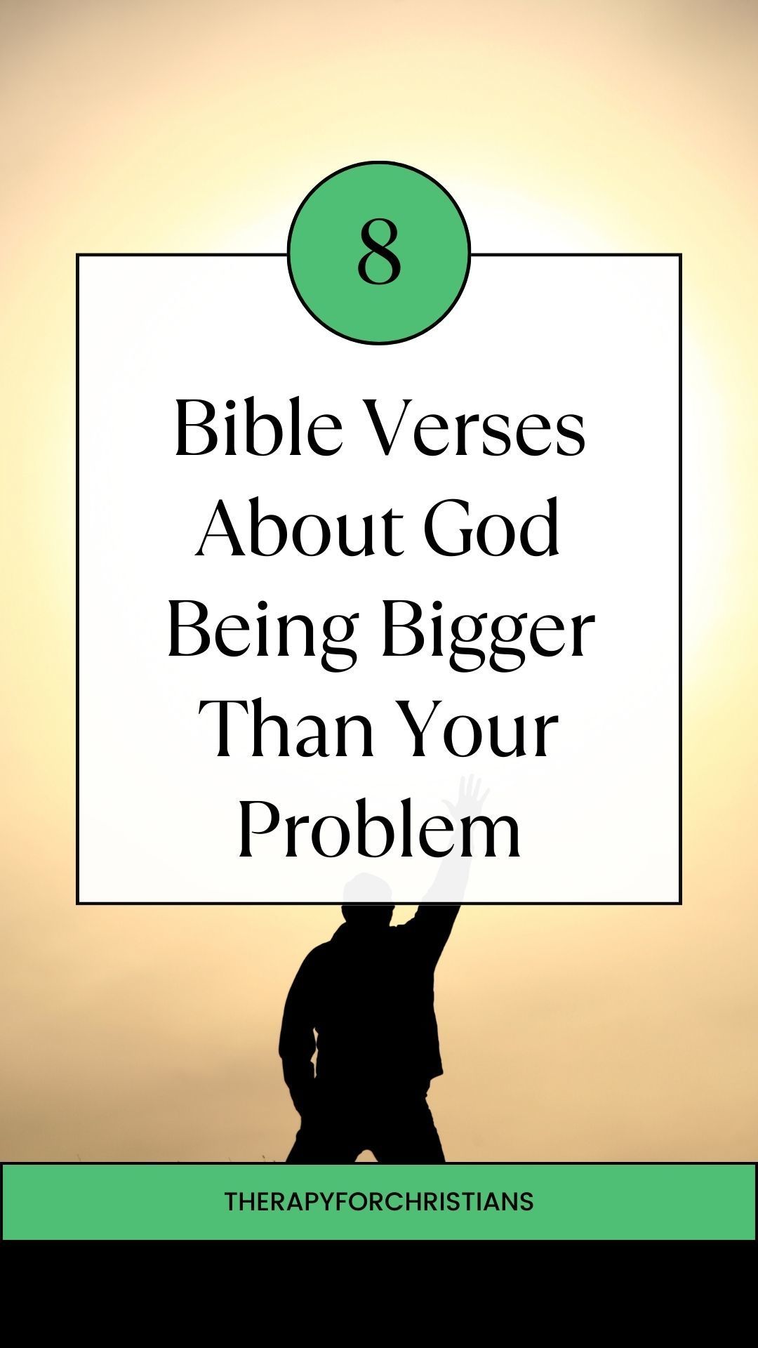 God is Bigger that our Problems pin