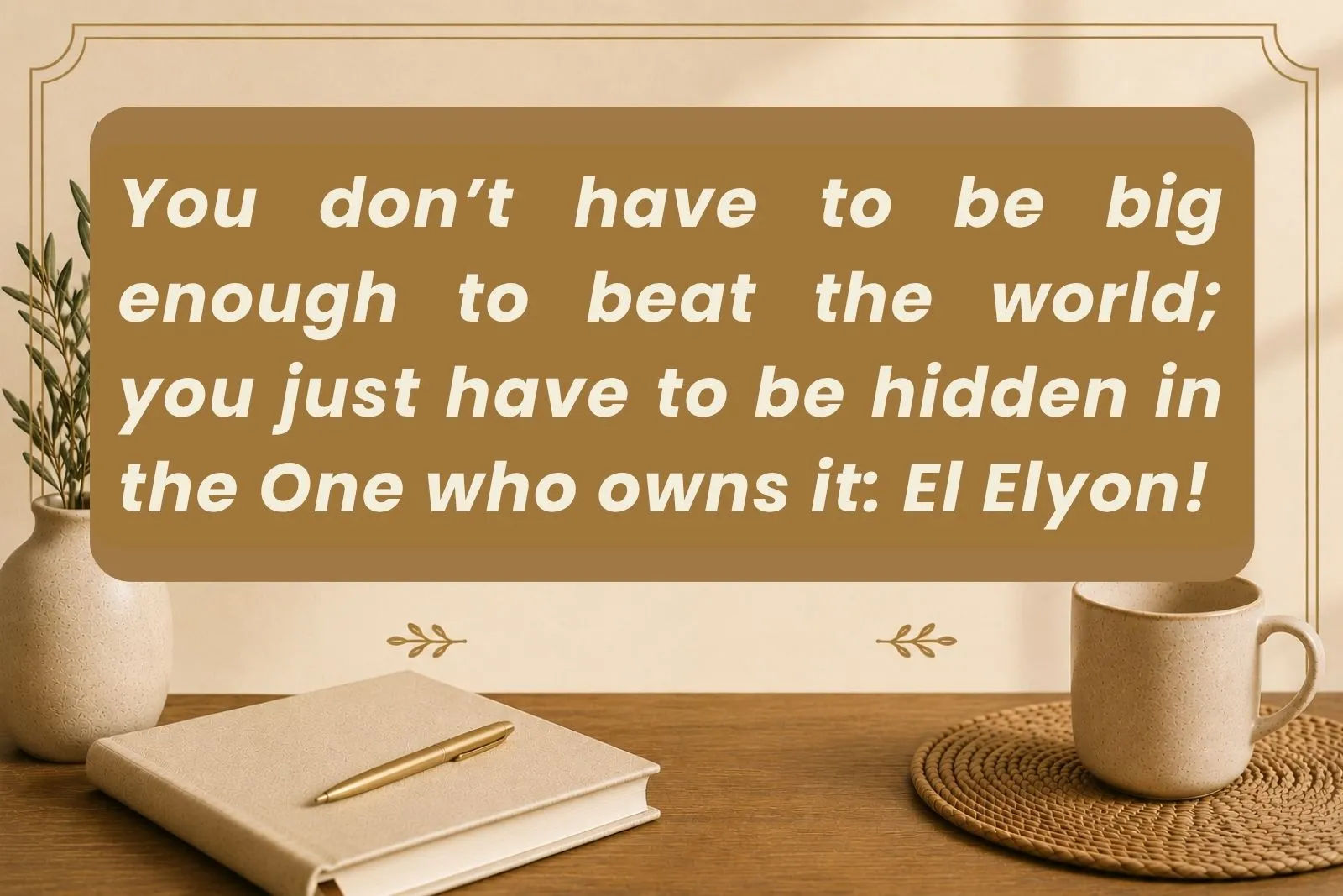 Emeth Quote Rival El Elyon Meaning: God Most High and What It Means for You