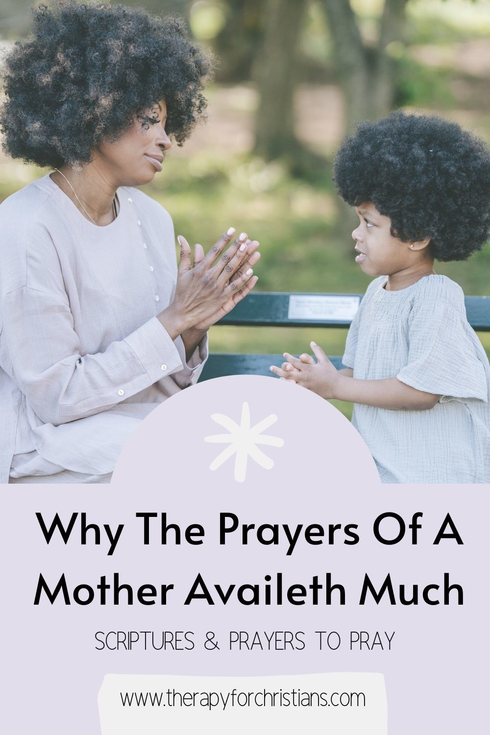 The power of the praying mother pin