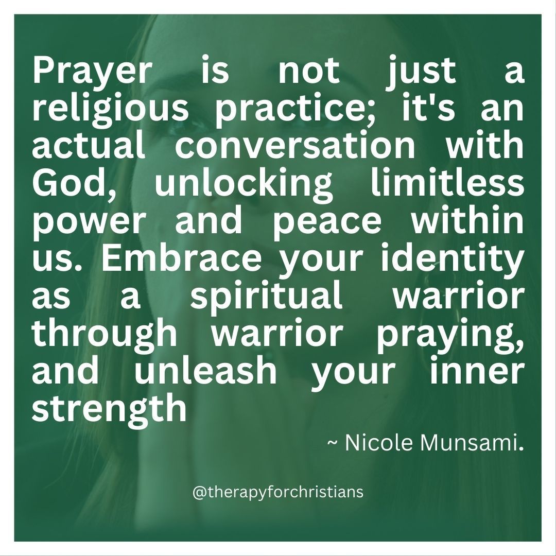 Prayer Warrior, Christian Prayers