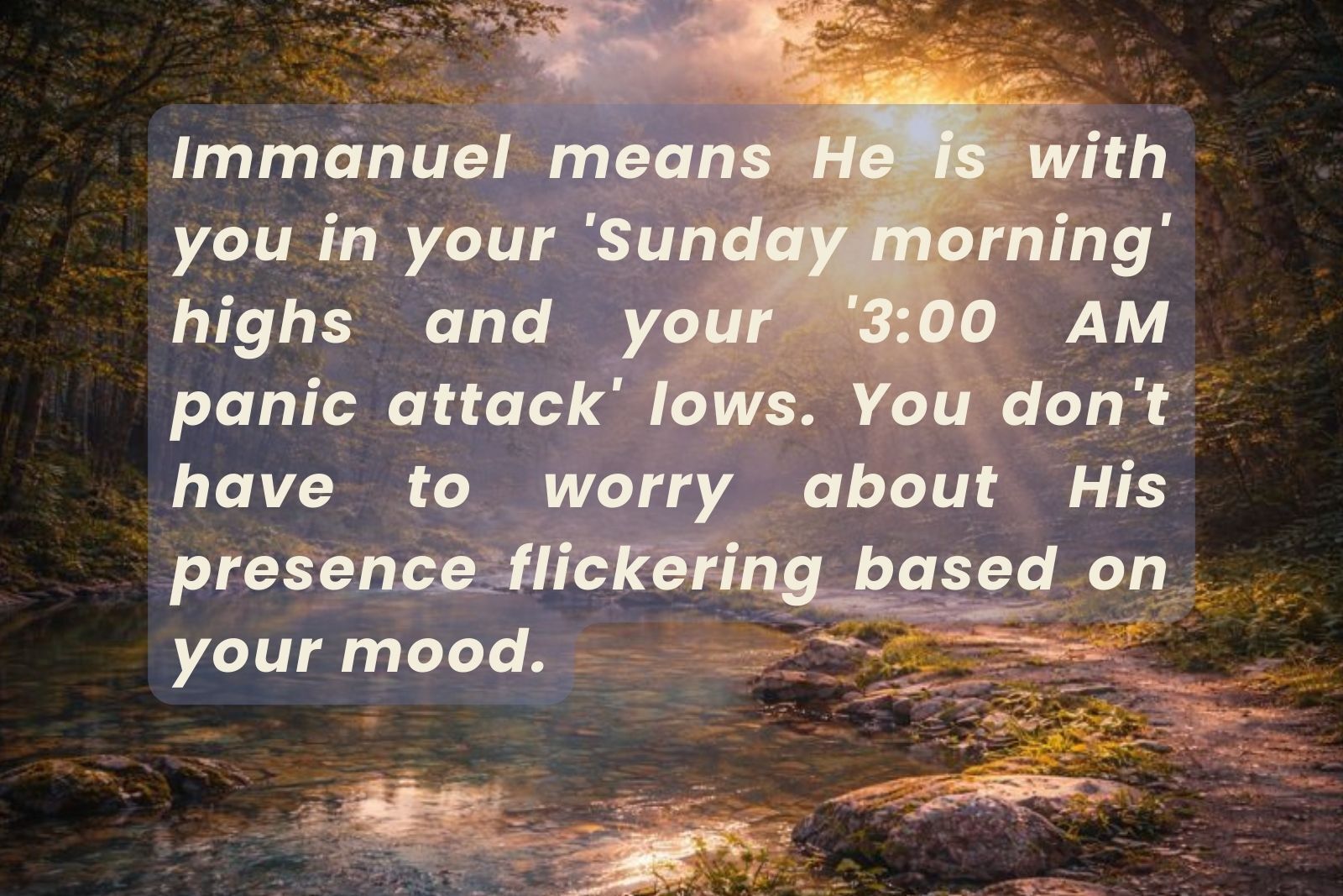 Immanuel in the Bible: God With Us in Every Moment