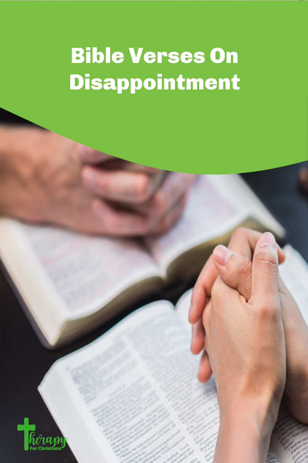 scriptures on disappointment Pinterest Image