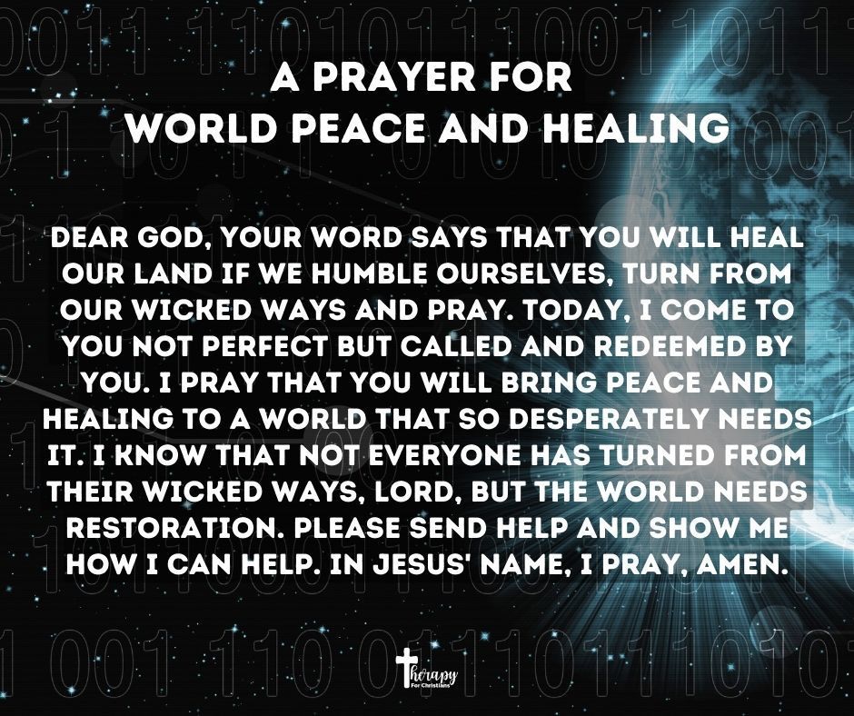 A Prayer for World Peace and Healing