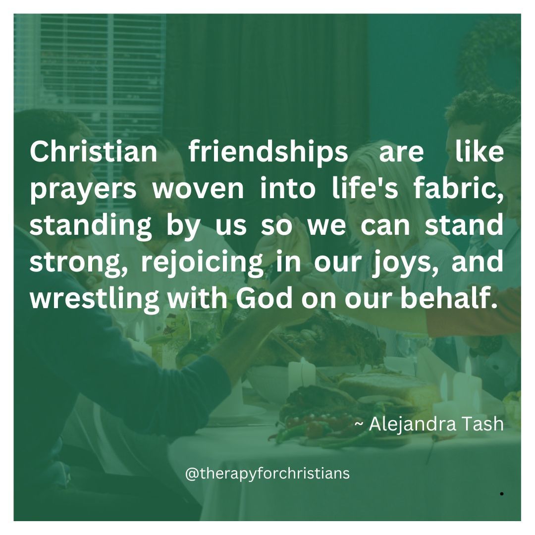 Quote on Christian Friendship by Alejandra Tash