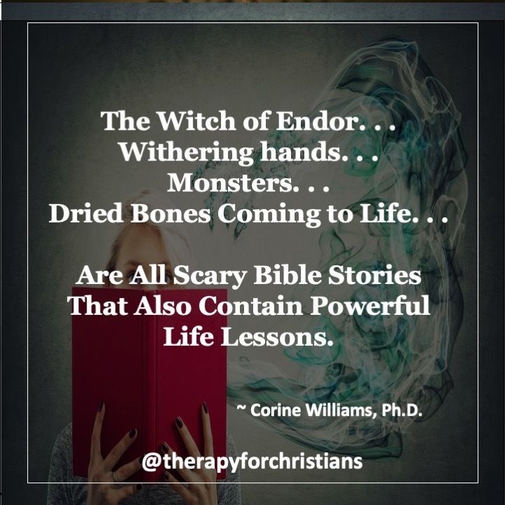 Scary Bible stories Facebook Post