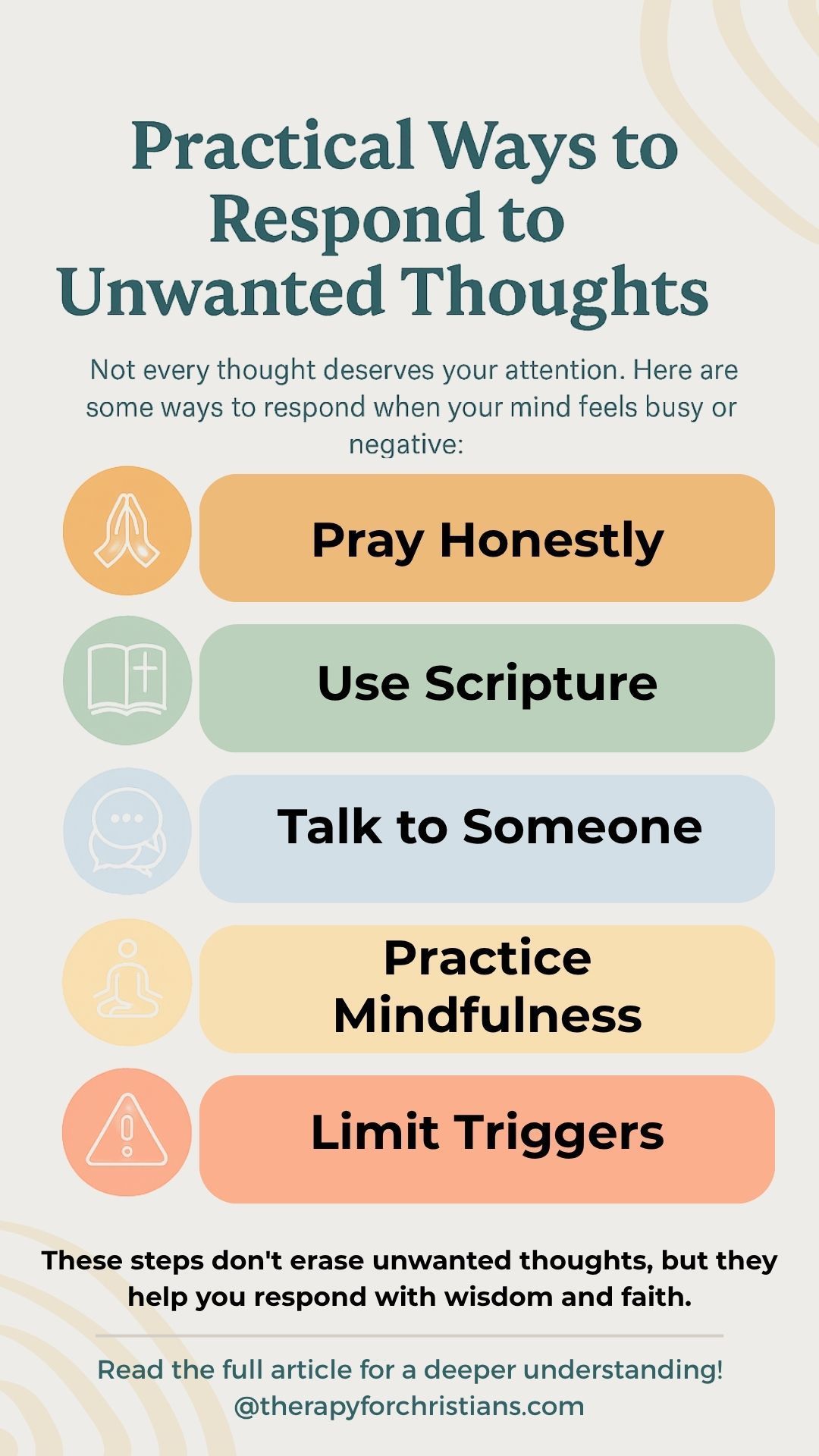 Thoughts Are Just Thoughts: Not Necessarily Facts