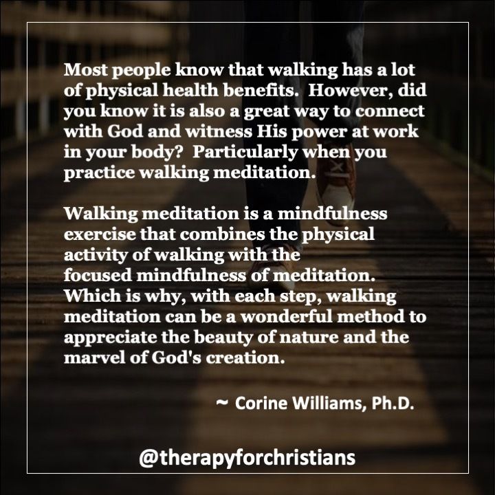 How to Practice Mindful Walking as A Christian Facebook Post