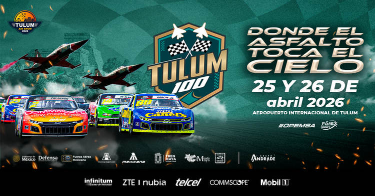 NASCAR Mexico Series Transforms Tulum Airport Into Racing Hub - Photo 1 NASCAR Mexico Series Transforms Tulum Airport Into Racing Hub - Photo 1
