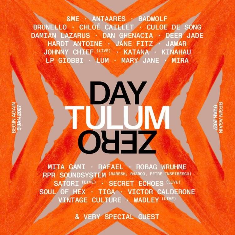 Damian Lazarus names 30 artists for Day Zero Tulum 2027 and holds one back - Photo 1 Damian Lazarus names 30 artists for Day Zero Tulum 2027 and holds one back - Photo 1