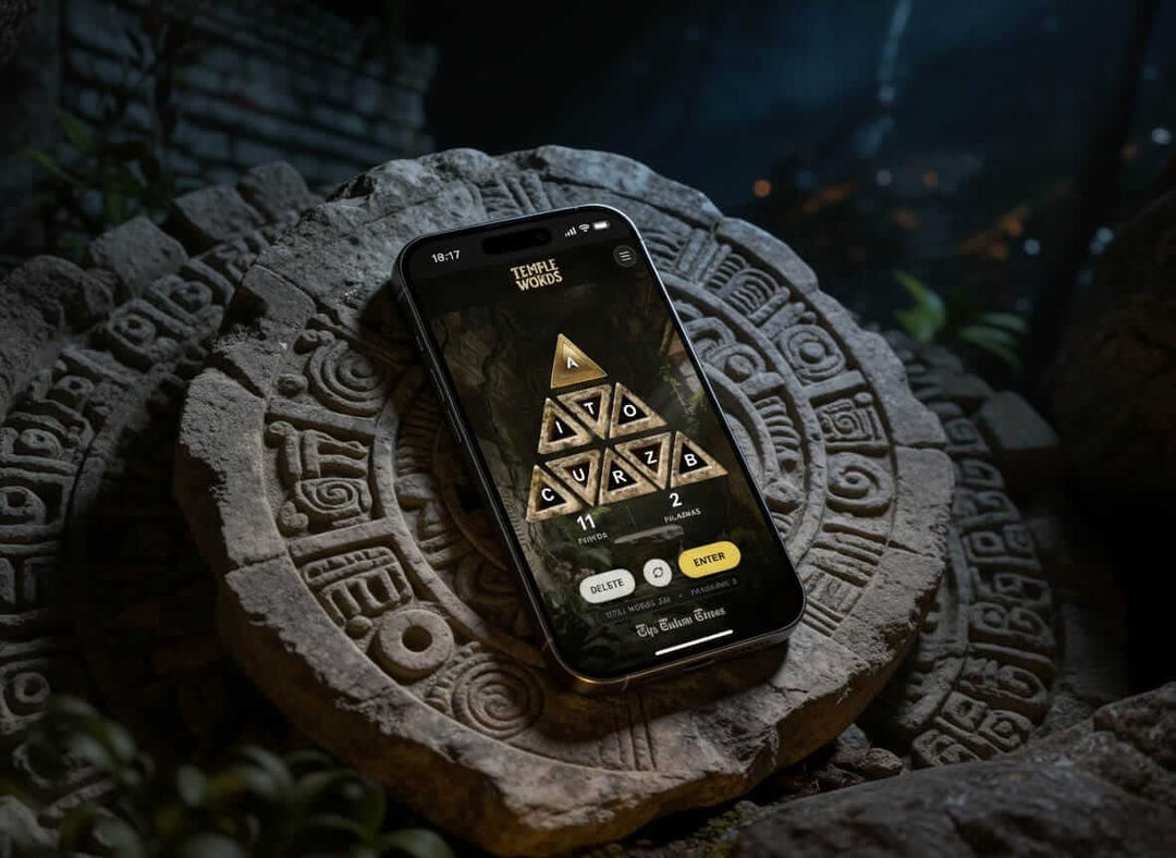 Temple of Words offers a new daily puzzle for our readers