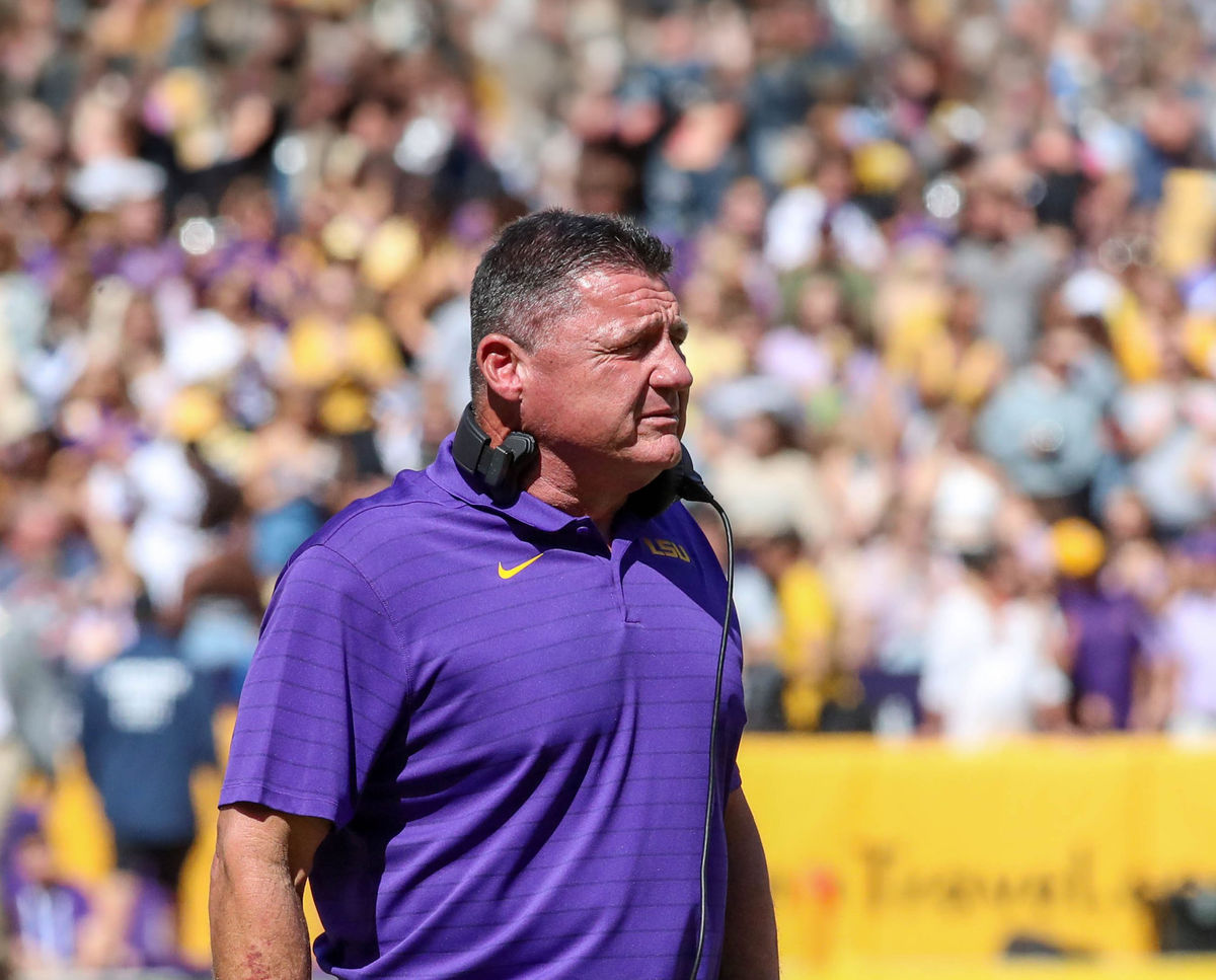 Coach Ed Orgeron Arrives for Tulum Beach Football Event at La Zebra