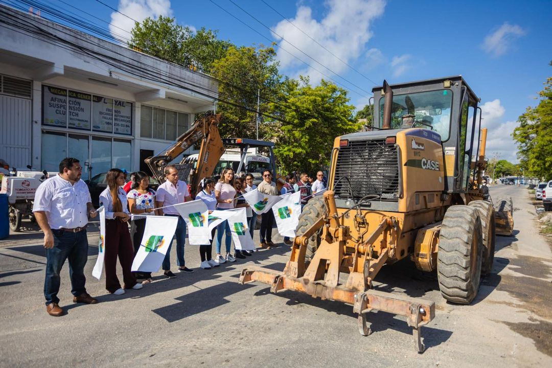 Coba Avenue Rehabilitation Begins in Tulum