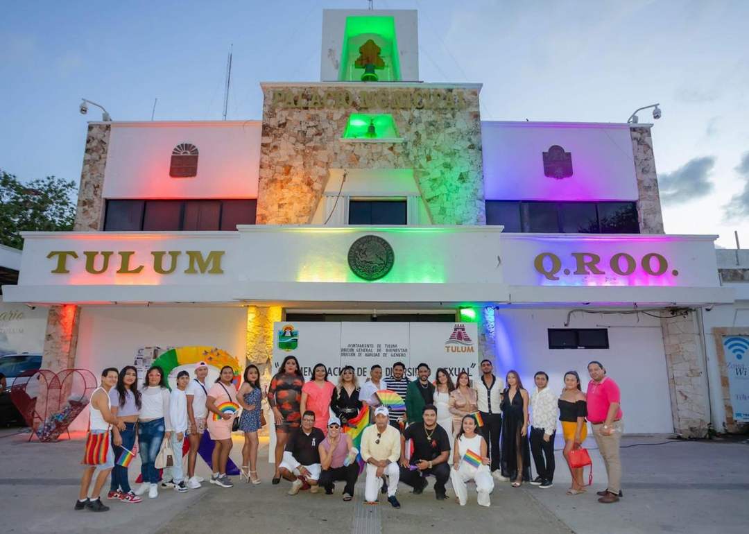 Tulum Pride Rainbow Mural in City Hall: 4 Reasons to Celebrate
