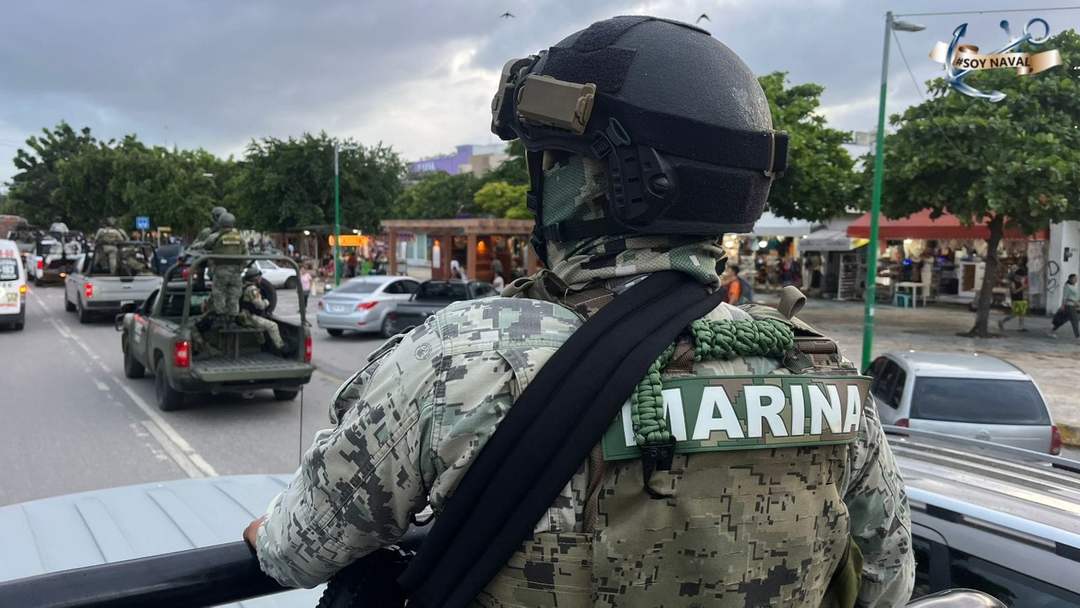 Security in Tulum is Reinforced as Navy Troops Withdraw