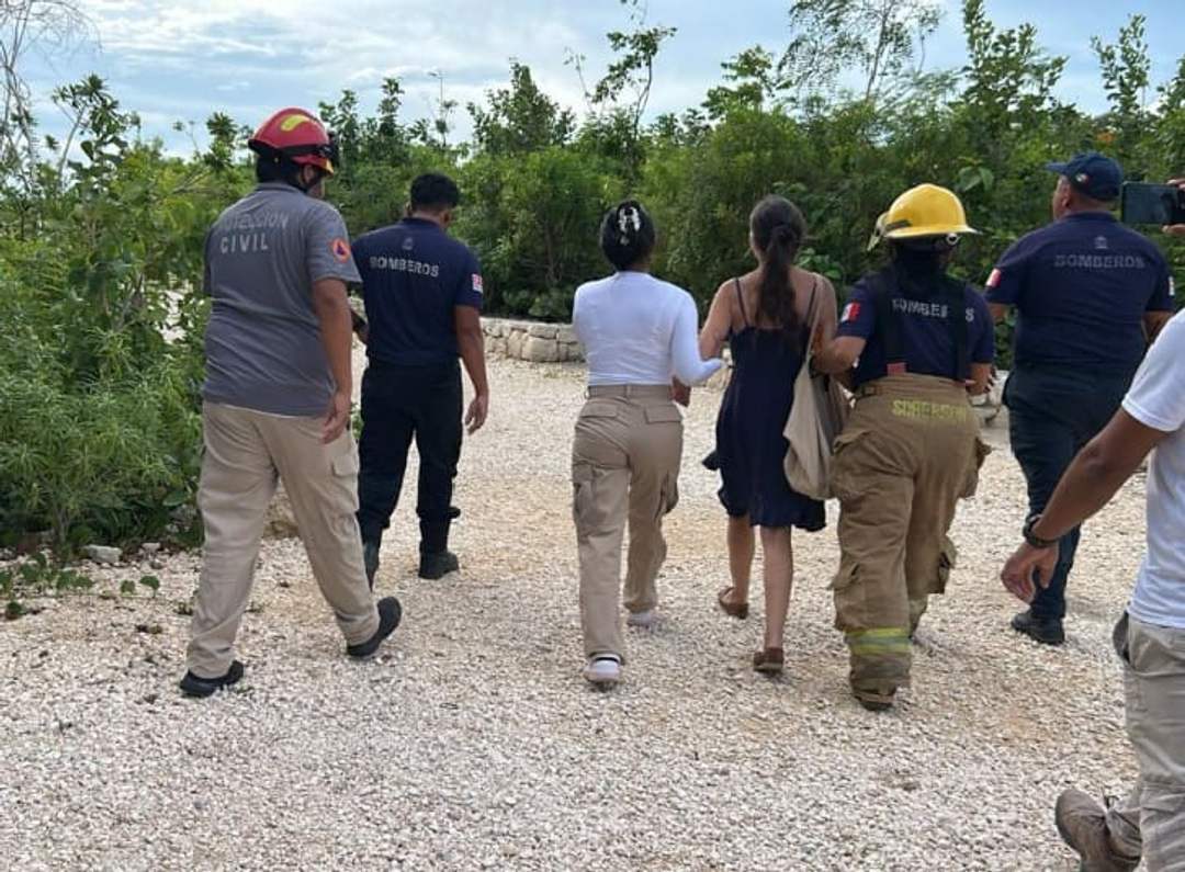 Heroic Tulum rescue at Parque El Jaguar brings woman safely to ground