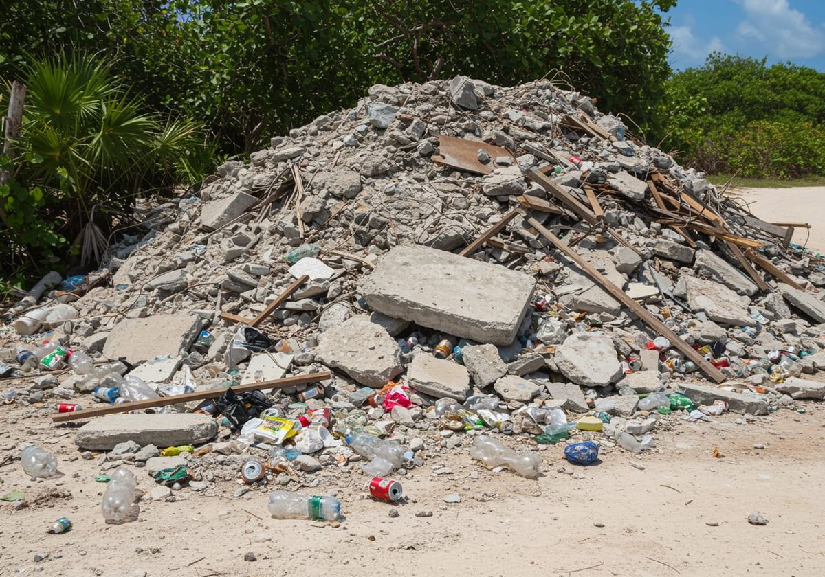 Environmental impact of construction waste in Tulum is growing fast