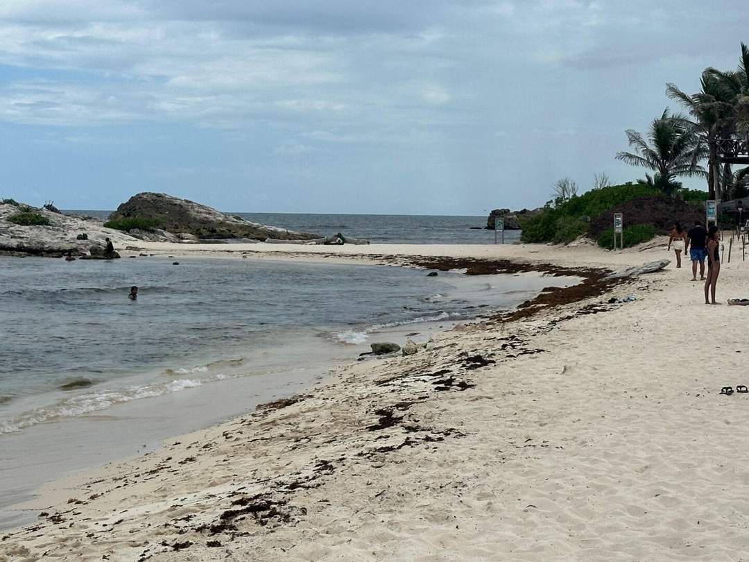 When the Waves in Tulum Forgot the Color Brown