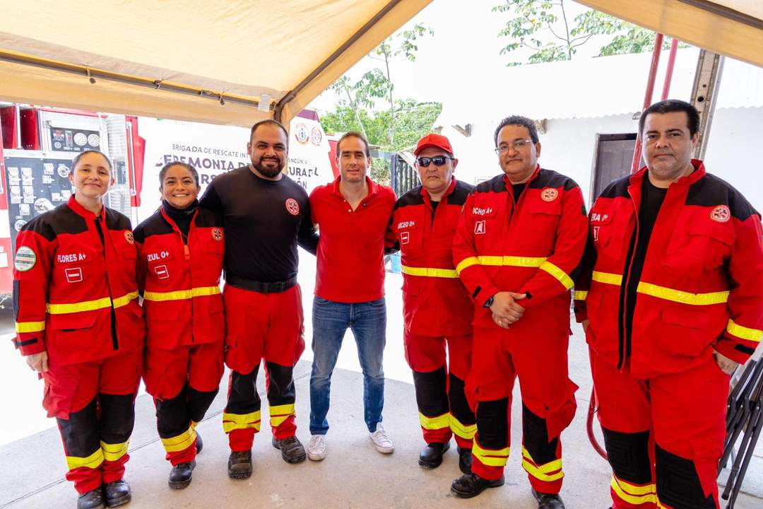 Tulum Firefighters Finally Wear the Uniforms Their Courage Deserves
