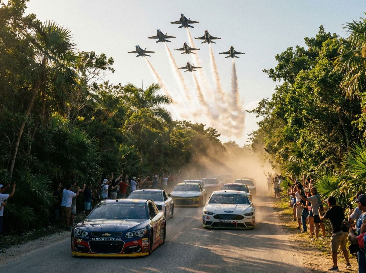 NASCAR weekend and Tulum Air Show could draw peak April crowds