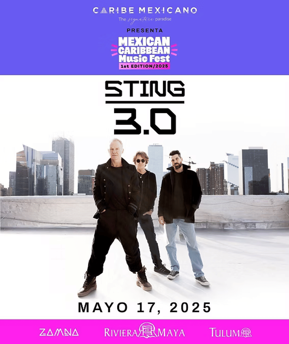 Music Legend Sting to light up the Mexican Caribbean - Photo 1