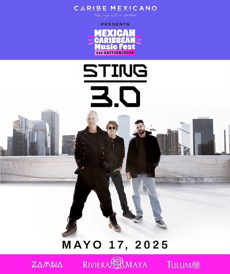 Music Legend Sting to light up the Mexican Caribbean - Photo 1 Music Legend Sting to light up the Mexican Caribbean - Photo 1