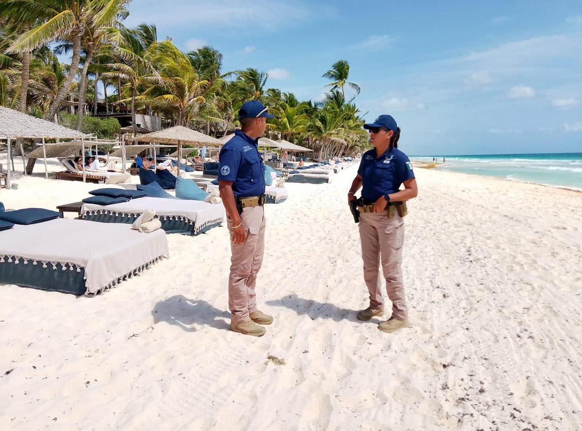 Guard Deployed to Secure Quintana Roo Beaches During Easter Holiday Guard Deployed to Secure Quintana Roo Beaches During Easter Holiday
