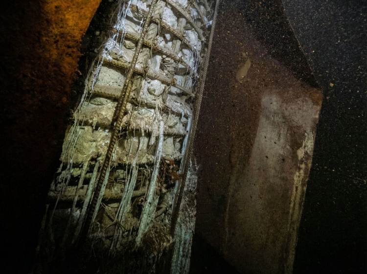 Damaged Tren Maya columns remain unrepaired on Section 5 South - Photo 2