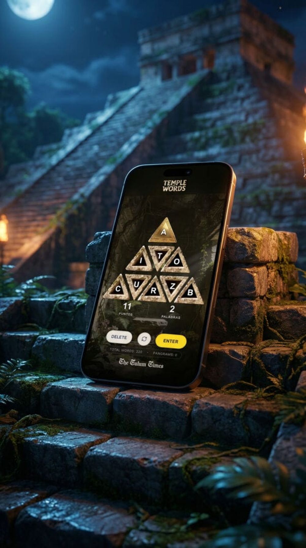 Temple of Words offers a new daily puzzle for our readers - Photo 1