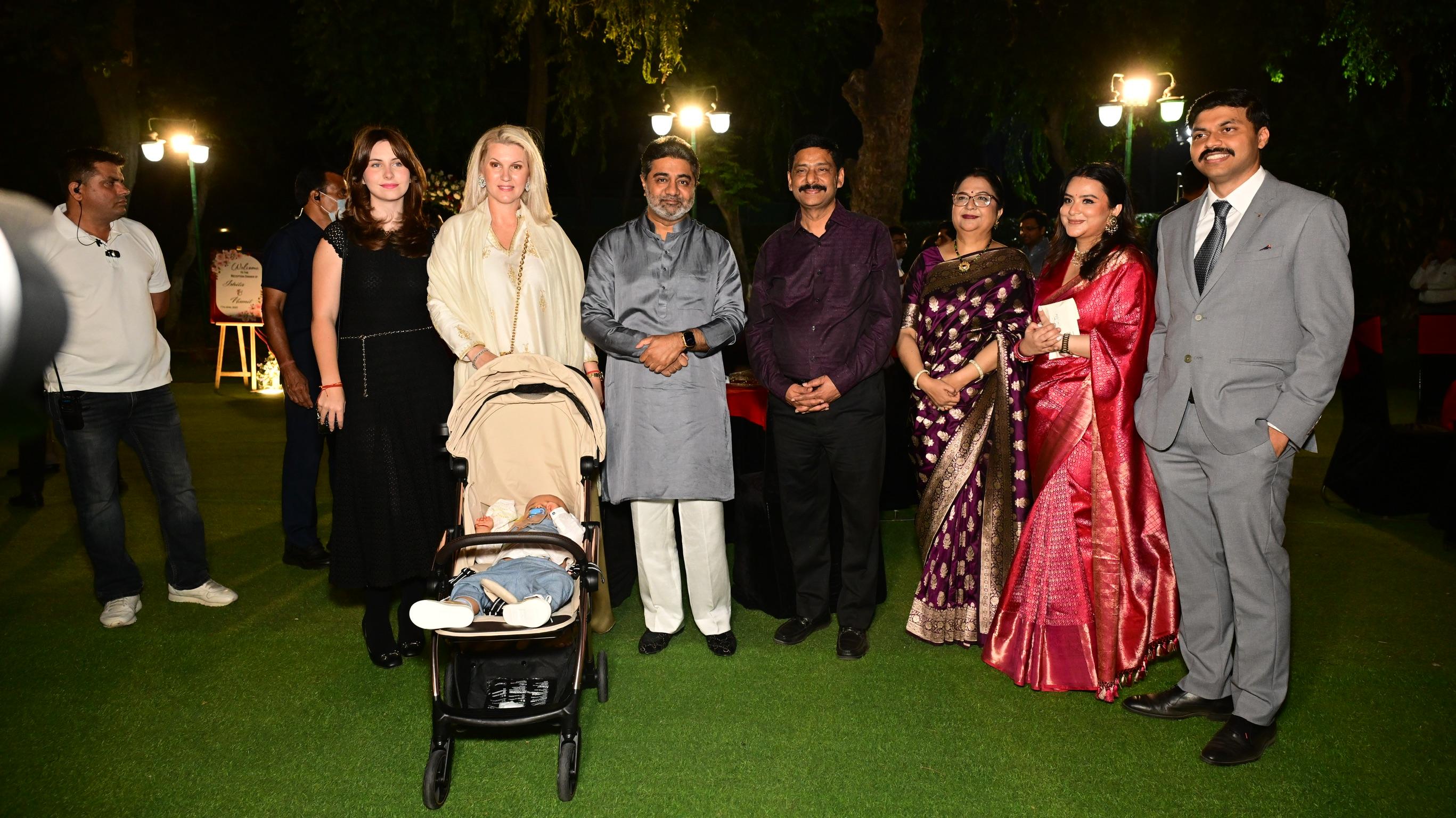 Wishing the Newly Married Couple ~ The Verma Family
