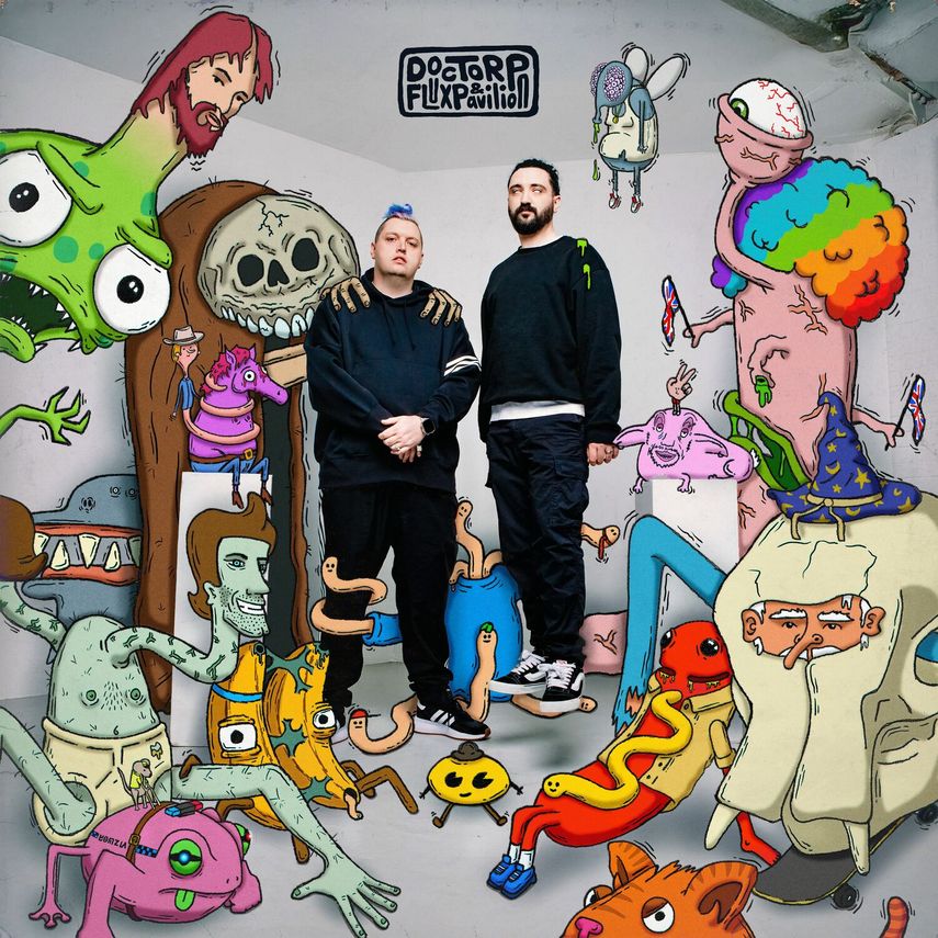 Doctor P & Flux Pavilion - Doctor P, Flux Pavilion (Cover art)