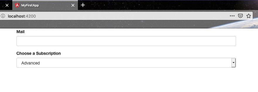 Form with defaults