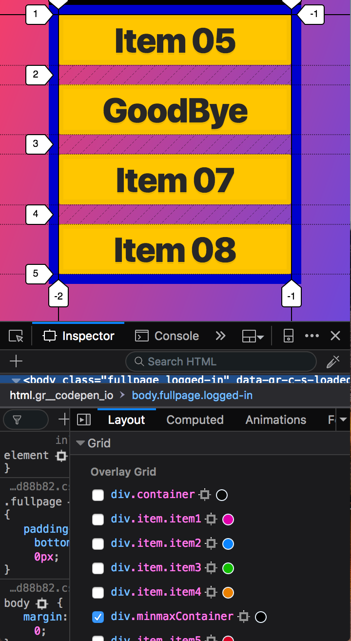 The Mobile view