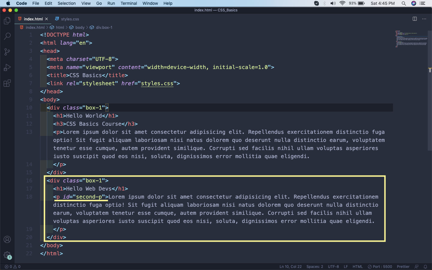 html