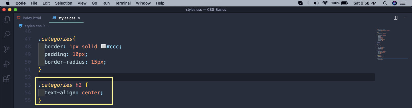 text-align