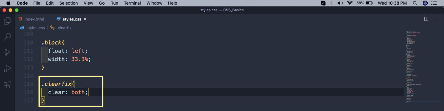 CSS Clearfix 