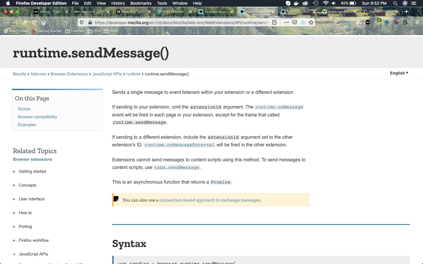 sendMessage
