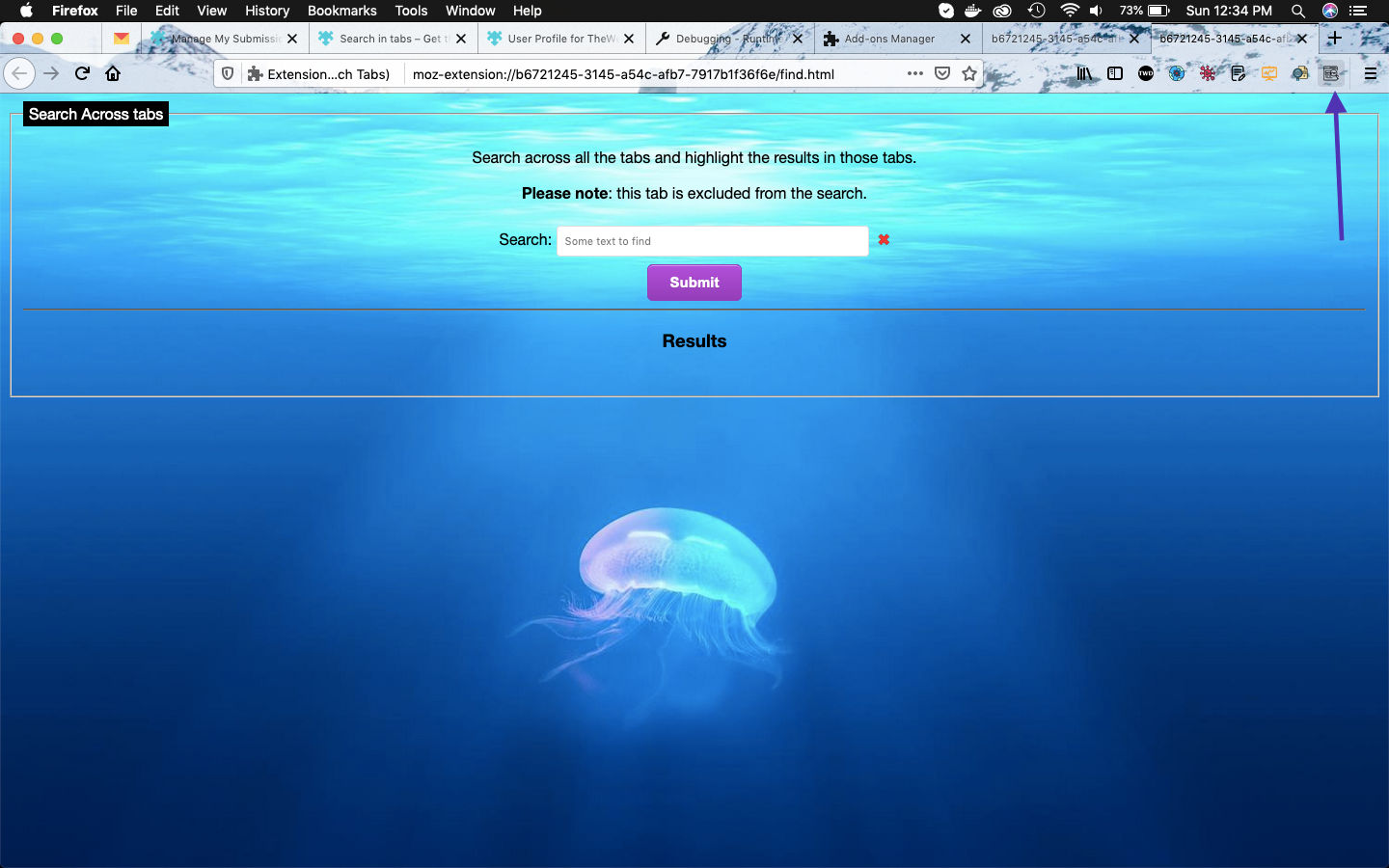 Search Tabs