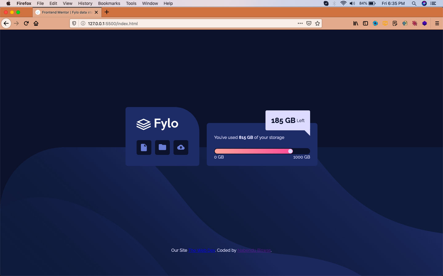 Desktop view
