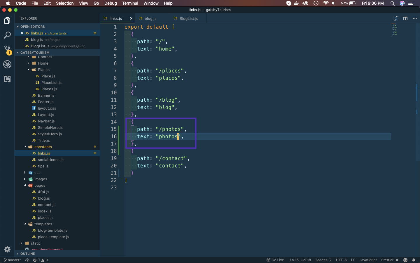 links.js