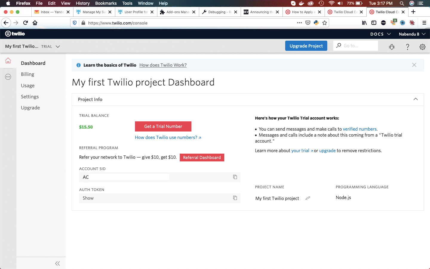Dashboard