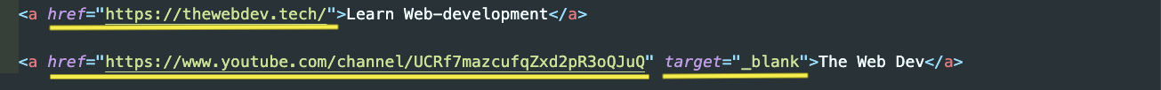 Tag Attribute