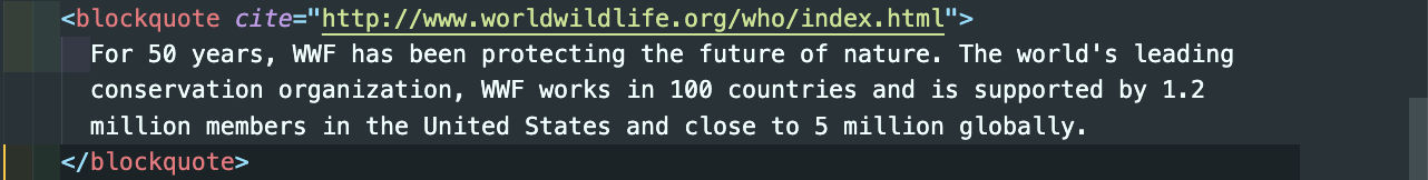 blockquote