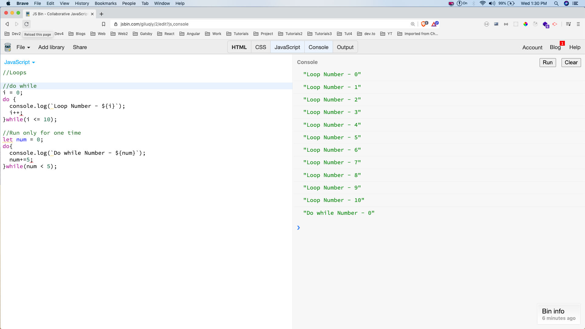 do-while loop