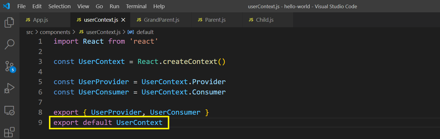 userContext.js