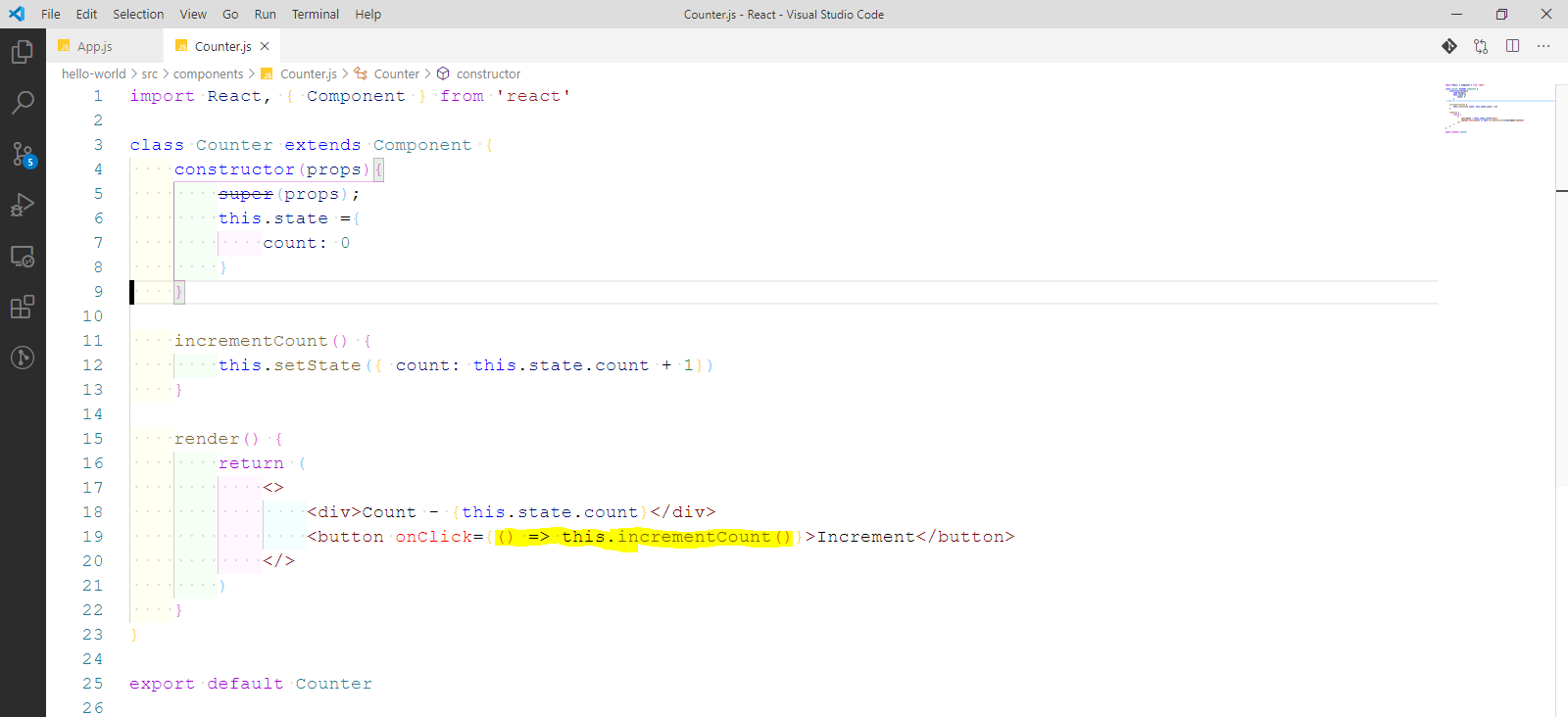 Arrow function