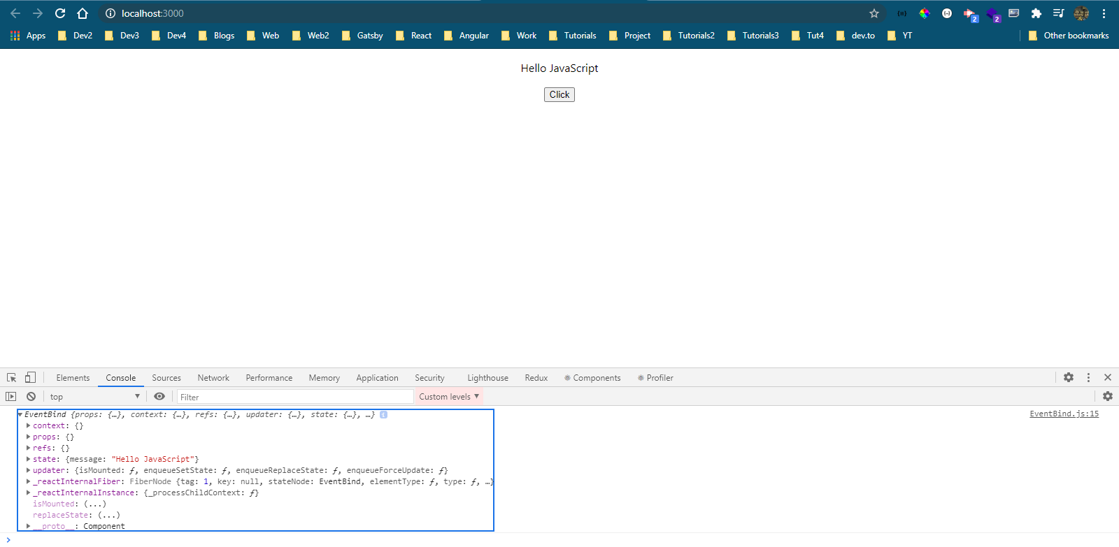 Click handler